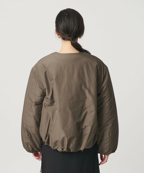 BEAUTY&YOUTH UNITED ARROWS / ビューティー&ユース ユナイテッドアローズ ブルゾン | ポリエステルブレンド ノーカラーバルーンジップブルゾン | 詳細21