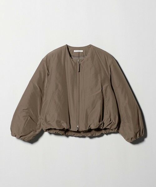 BEAUTY&YOUTH UNITED ARROWS / ビューティー&ユース ユナイテッドアローズ ブルゾン | ポリエステルブレンド ノーカラーバルーンジップブルゾン | 詳細22