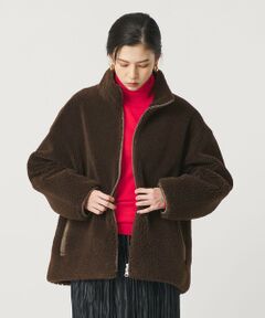 BEAUTY&YOUTH UNITED ARROWS / ビューティー&ユース ユナイテッドアローズ その他アウター | ボア スタンドカラー ジップブルゾン