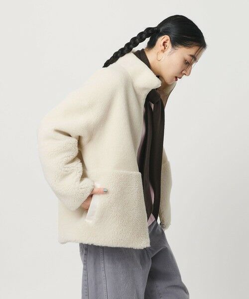 BEAUTY&YOUTH UNITED ARROWS / ビューティー&ユース ユナイテッドアローズ その他アウター | ボア スタンドカラー ジップブルゾン | 詳細2