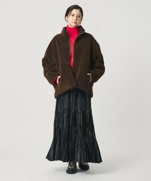 BEAUTY&YOUTH UNITED ARROWS / ビューティー&ユース ユナイテッドアローズ その他アウター | ボア スタンドカラー ジップブルゾン | 詳細11