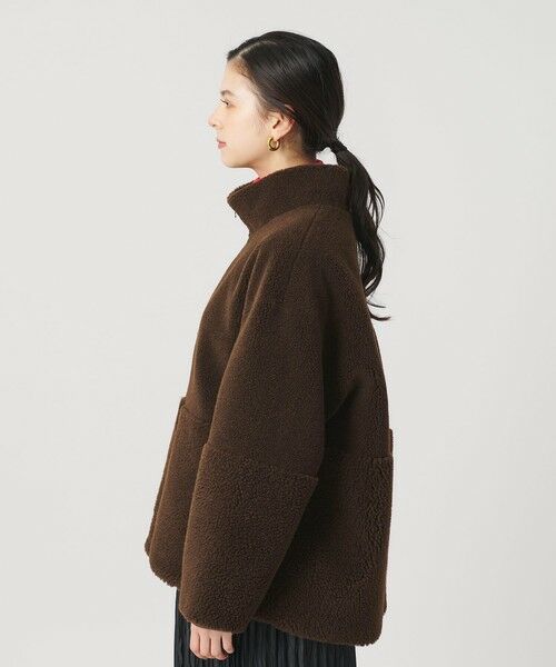 BEAUTY&YOUTH UNITED ARROWS / ビューティー&ユース ユナイテッドアローズ その他アウター | ボア スタンドカラー ジップブルゾン | 詳細13