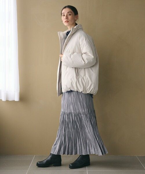 BEAUTY&YOUTH UNITED ARROWS / ビューティー&ユース ユナイテッドアローズ ダウンジャケット・ベスト | 【WEB限定 Wardrobe DAILY MINIMAL】スタンドカラー コクーンダウンジャケット ウォッシャブル | 詳細5