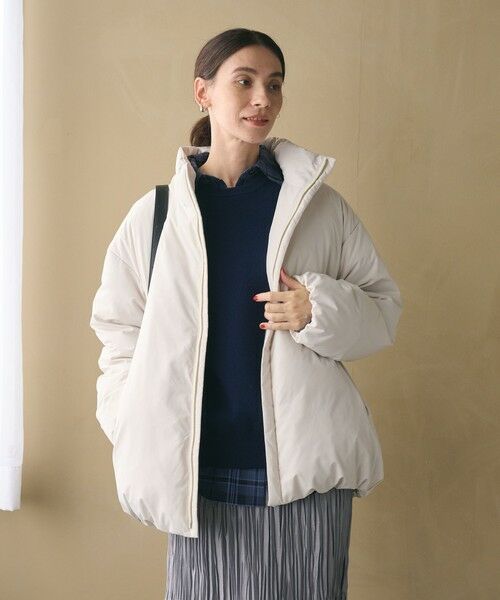 BEAUTY&YOUTH UNITED ARROWS / ビューティー&ユース ユナイテッドアローズ ダウンジャケット・ベスト | 【WEB限定 Wardrobe DAILY MINIMAL】スタンドカラー コクーンダウンジャケット ウォッシャブル | 詳細1