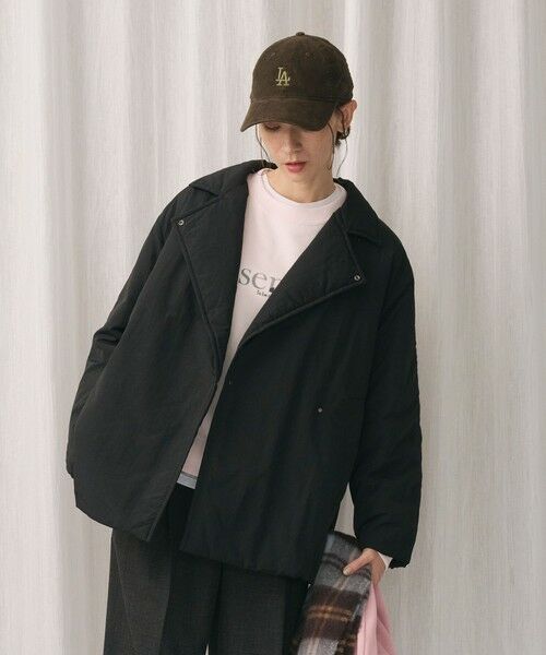 BEAUTY&YOUTH UNITED ARROWS / ビューティー&ユース ユナイテッドアローズ ブルゾン | 【WEB限定 Wardrobe DAILY MINIMAL】テーラード ナイロンパッファーブルゾン ウォッシャブル | 詳細1