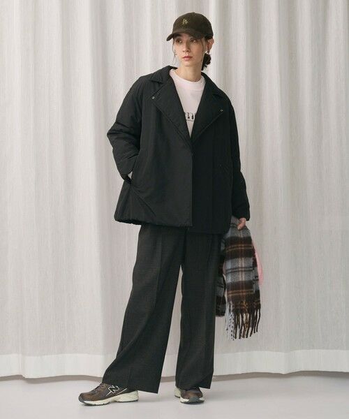BEAUTY&YOUTH UNITED ARROWS / ビューティー&ユース ユナイテッドアローズ ブルゾン | 【WEB限定 Wardrobe DAILY MINIMAL】テーラード ナイロンパッファーブルゾン ウォッシャブル | 詳細10