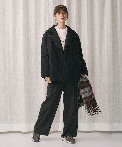 BEAUTY&YOUTH UNITED ARROWS / ビューティー&ユース ユナイテッドアローズ ブルゾン | 【WEB限定 Wardrobe DAILY MINIMAL】テーラード ナイロンパッファーブルゾン ウォッシャブル | 詳細9