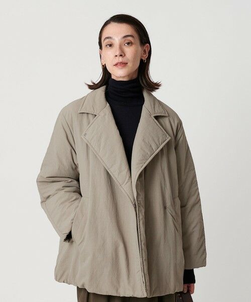 BEAUTY&YOUTH UNITED ARROWS / ビューティー&ユース ユナイテッドアローズ ブルゾン | 【WEB限定 Wardrobe DAILY MINIMAL】テーラード ナイロンパッファーブルゾン ウォッシャブル | 詳細14