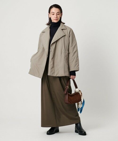 BEAUTY&YOUTH UNITED ARROWS / ビューティー&ユース ユナイテッドアローズ ブルゾン | 【WEB限定 Wardrobe DAILY MINIMAL】テーラード ナイロンパッファーブルゾン ウォッシャブル | 詳細16