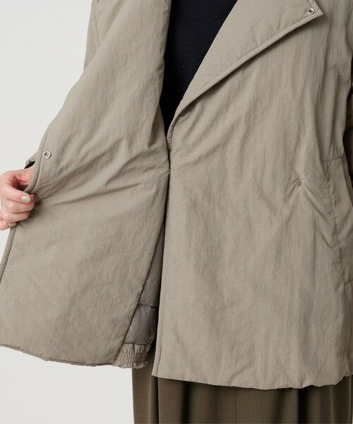 BEAUTY&YOUTH UNITED ARROWS / ビューティー&ユース ユナイテッドアローズ ブルゾン | 【WEB限定 Wardrobe DAILY MINIMAL】テーラード ナイロンパッファーブルゾン ウォッシャブル | 詳細25