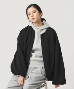 BEAUTY&YOUTH UNITED ARROWS / ビューティー&ユース ユナイテッドアローズ ブルゾン | 【WEB限定】ダンボール×キルティングコンビ ノーカラーブルゾン