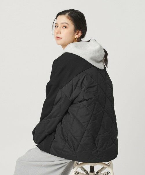 BEAUTY&YOUTH UNITED ARROWS / ビューティー&ユース ユナイテッドアローズ ブルゾン | 【WEB限定】ダンボール×キルティングコンビ ノーカラーブルゾン | 詳細2