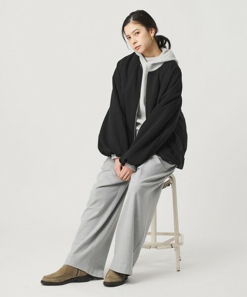 BEAUTY&YOUTH UNITED ARROWS / ビューティー&ユース ユナイテッドアローズ ブルゾン | 【WEB限定】ダンボール×キルティングコンビ ノーカラーブルゾン | 詳細3