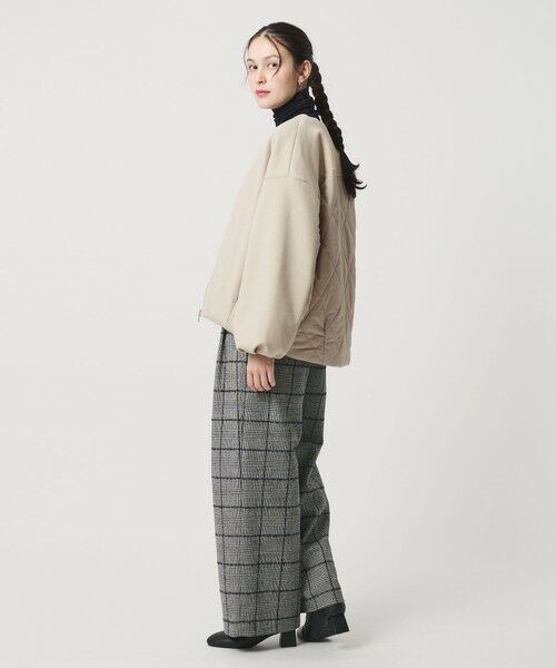 BEAUTY&YOUTH UNITED ARROWS / ビューティー&ユース ユナイテッドアローズ ブルゾン | 【WEB限定】ダンボール×キルティングコンビ ノーカラーブルゾン | 詳細11