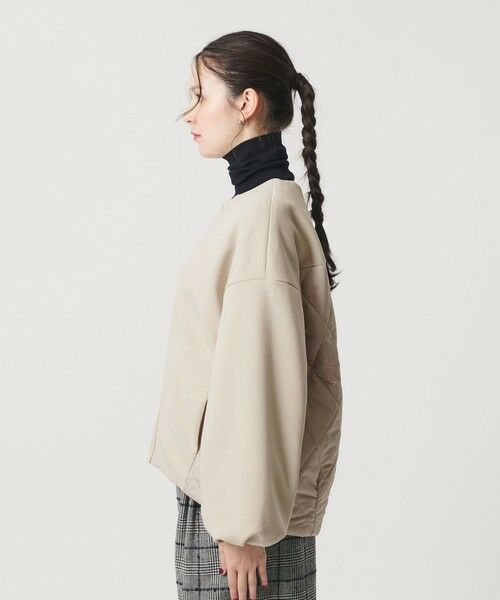 BEAUTY&YOUTH UNITED ARROWS / ビューティー&ユース ユナイテッドアローズ ブルゾン | 【WEB限定】ダンボール×キルティングコンビ ノーカラーブルゾン | 詳細13