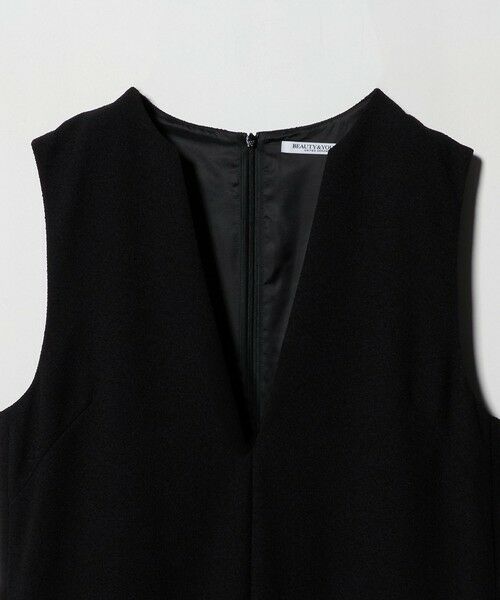 BEAUTY&YOUTH UNITED ARROWS / ビューティー&ユース ユナイテッドアローズ ロング・マキシ丈ワンピース | ポリエステルツイードライク ジャンパースカート | 詳細6