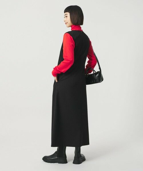 BEAUTY&YOUTH UNITED ARROWS / ビューティー&ユース ユナイテッドアローズ ロング・マキシ丈ワンピース | ポリエステルツイードライク ジャンパースカート | 詳細2