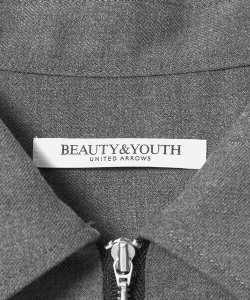 BEAUTY&YOUTH UNITED ARROWS / ビューティー&ユース ユナイテッドアローズ ロング・マキシ丈ワンピース | ハーフジップ スリットワンピース | 詳細12