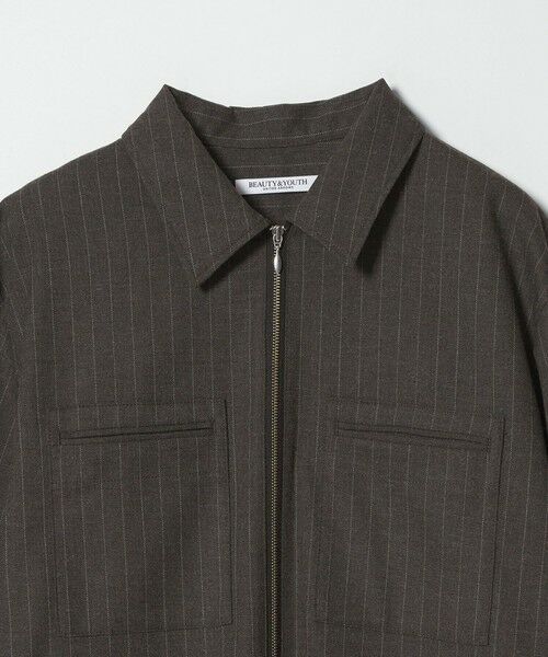 BEAUTY&YOUTH UNITED ARROWS / ビューティー&ユース ユナイテッドアローズ ロング・マキシ丈ワンピース | ハーフジップ スリットワンピース | 詳細23