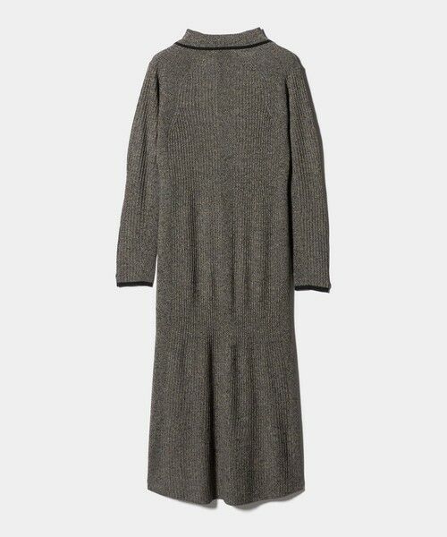 BEAUTY&YOUTH UNITED ARROWS / ビューティー&ユース ユナイテッドアローズ ミニ丈・ひざ丈ワンピース | ウールポリエステルブレンド メランジ リブニットワンピース | 詳細15