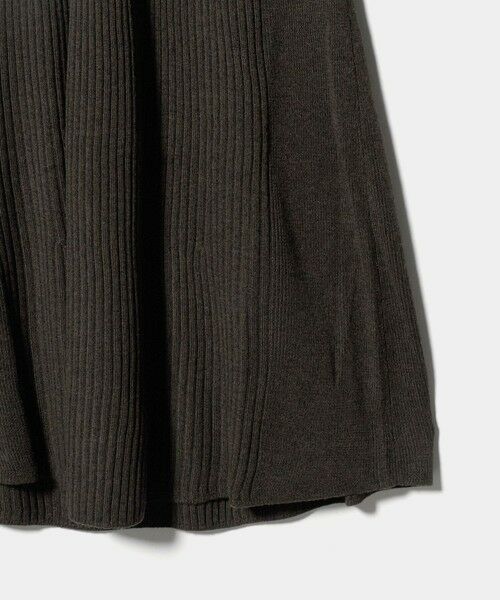 BEAUTY&YOUTH UNITED ARROWS / ビューティー&ユース ユナイテッドアローズ ミニ丈・ひざ丈ワンピース | ウールポリエステルブレンド メランジ リブニットワンピース | 詳細26