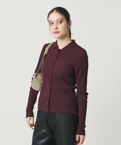 BEAUTY&YOUTH UNITED ARROWS / ビューティー&ユース ユナイテッドアローズ カーディガン・ボレロ | コットン タックリブ カーディガン