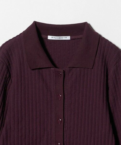 BEAUTY&YOUTH UNITED ARROWS / ビューティー&ユース ユナイテッドアローズ カーディガン・ボレロ | コットン タックリブ カーディガン | 詳細6