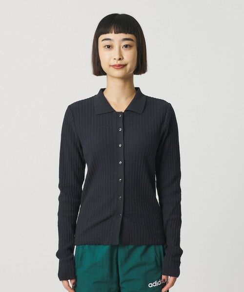 BEAUTY&YOUTH UNITED ARROWS / ビューティー&ユース ユナイテッドアローズ カーディガン・ボレロ | コットン タックリブ カーディガン | 詳細11