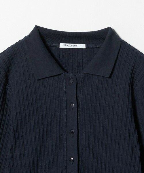 BEAUTY&YOUTH UNITED ARROWS / ビューティー&ユース ユナイテッドアローズ カーディガン・ボレロ | コットン タックリブ カーディガン | 詳細16
