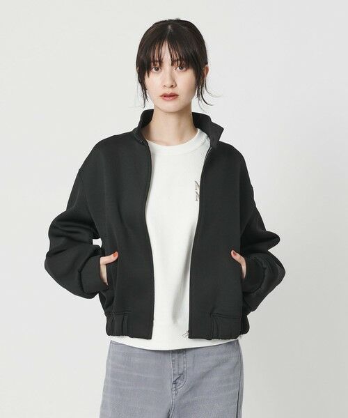 BEAUTY&YOUTH UNITED ARROWS / ビューティー&ユース ユナイテッドアローズ ブルゾン | 【WEB限定】ダブルニット ジップスタンドブルゾン ウォッシャブル | 詳細1