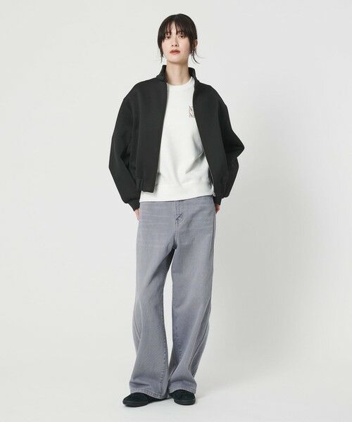 BEAUTY&YOUTH UNITED ARROWS / ビューティー&ユース ユナイテッドアローズ ブルゾン | 【WEB限定】ダブルニット ジップスタンドブルゾン ウォッシャブル | 詳細3