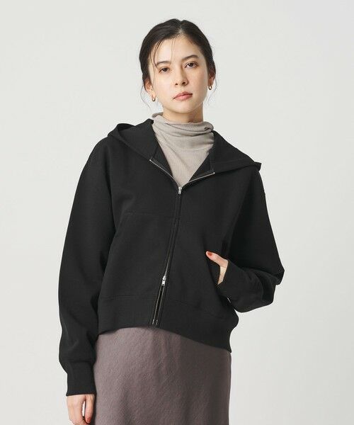 BEAUTY&YOUTH UNITED ARROWS / ビューティー&ユース ユナイテッドアローズ パーカー | 【WEB限定 Wardrobe DAILY MINIMAL】ダンボールスウェット ダブルジップパーカー | 詳細1