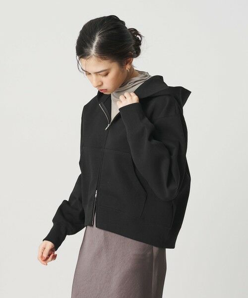 BEAUTY&YOUTH UNITED ARROWS / ビューティー&ユース ユナイテッドアローズ パーカー | 【WEB限定 Wardrobe DAILY MINIMAL】ダンボールスウェット ダブルジップパーカー | 詳細2