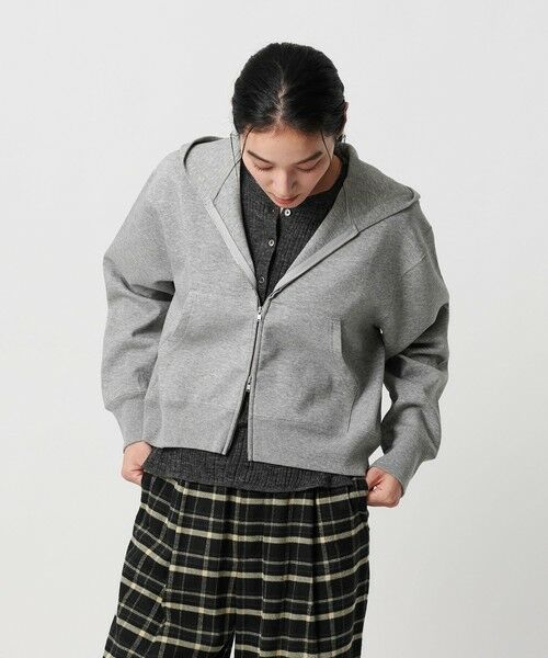 BEAUTY&YOUTH UNITED ARROWS / ビューティー&ユース ユナイテッドアローズ パーカー | 【WEB限定 Wardrobe DAILY MINIMAL】ダンボールスウェット ダブルジップパーカー | 詳細9