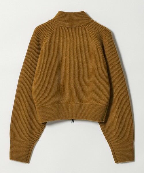 BEAUTY&YOUTH UNITED ARROWS / ビューティー&ユース ユナイテッドアローズ カーディガン・ボレロ | ウールブレンドアゼ ジップショートカーディガン | 詳細15