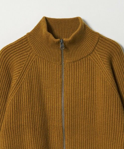 BEAUTY&YOUTH UNITED ARROWS / ビューティー&ユース ユナイテッドアローズ カーディガン・ボレロ | ウールブレンドアゼ ジップショートカーディガン | 詳細16