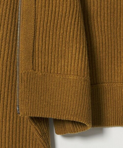 BEAUTY&YOUTH UNITED ARROWS / ビューティー&ユース ユナイテッドアローズ カーディガン・ボレロ | ウールブレンドアゼ ジップショートカーディガン | 詳細18