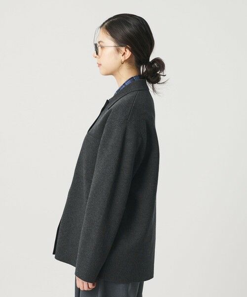 BEAUTY&YOUTH UNITED ARROWS / ビューティー&ユース ユナイテッドアローズ カーディガン・ボレロ | コットンウールブレンド ミラノリブ シャツカーディガン ウォッシャブル | 詳細13