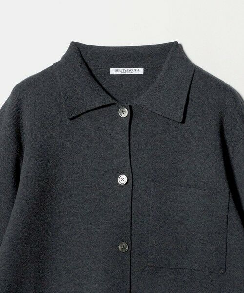 BEAUTY&YOUTH UNITED ARROWS / ビューティー&ユース ユナイテッドアローズ カーディガン・ボレロ | コットンウールブレンド ミラノリブ シャツカーディガン ウォッシャブル | 詳細17