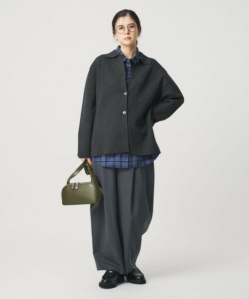 BEAUTY&YOUTH UNITED ARROWS / ビューティー&ユース ユナイテッドアローズ カーディガン・ボレロ | コットンウールブレンド ミラノリブ シャツカーディガン ウォッシャブル | 詳細10