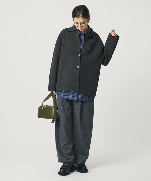 BEAUTY&YOUTH UNITED ARROWS / ビューティー&ユース ユナイテッドアローズ カーディガン・ボレロ | コットンウールブレンド ミラノリブ シャツカーディガン ウォッシャブル | 詳細11