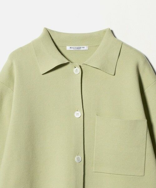 BEAUTY&YOUTH UNITED ARROWS / ビューティー&ユース ユナイテッドアローズ カーディガン・ボレロ | コットンウールブレンド ミラノリブ シャツカーディガン ウォッシャブル | 詳細24