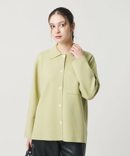BEAUTY&YOUTH UNITED ARROWS / ビューティー&ユース ユナイテッドアローズ カーディガン・ボレロ | コットンウールブレンド ミラノリブ シャツカーディガン ウォッシャブル | 詳細20