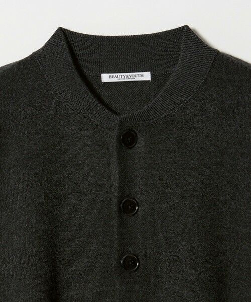 BEAUTY&YOUTH UNITED ARROWS / ビューティー&ユース ユナイテッドアローズ カーディガン・ボレロ | ウールブレンド ラインカーディガン | 詳細17