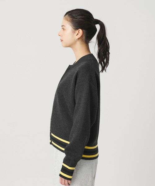 BEAUTY&YOUTH UNITED ARROWS / ビューティー&ユース ユナイテッドアローズ カーディガン・ボレロ | ウールブレンド ラインカーディガン | 詳細13