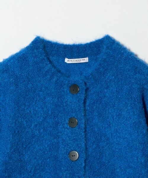 BEAUTY&YOUTH UNITED ARROWS / ビューティー&ユース ユナイテッドアローズ カーディガン・ボレロ | ウールブレンド ブークレ クルーネックカーディガン | 詳細22