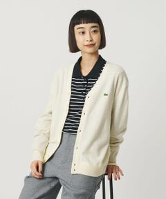 BEAUTY&YOUTH UNITED ARROWS / ビューティー&ユース ユナイテッドアローズ カーディガン・ボレロ | 【別注】＜LACOSTE＞ロングスリーブニットカーディガン