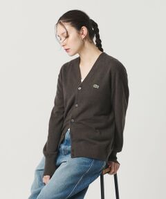 BEAUTY&YOUTH UNITED ARROWS / ビューティー&ユース ユナイテッドアローズ カーディガン・ボレロ | 【別注】＜LACOSTE＞ロングスリーブニットカーディガン
