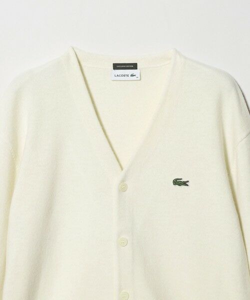 BEAUTY&YOUTH UNITED ARROWS / ビューティー&ユース ユナイテッドアローズ カーディガン・ボレロ | 【別注】＜LACOSTE＞ロングスリーブニットカーディガン | 詳細6