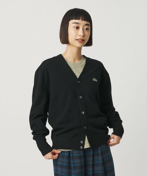 BEAUTY&YOUTH UNITED ARROWS / ビューティー&ユース ユナイテッドアローズ カーディガン・ボレロ | 【別注】＜LACOSTE＞ロングスリーブニットカーディガン | 詳細8